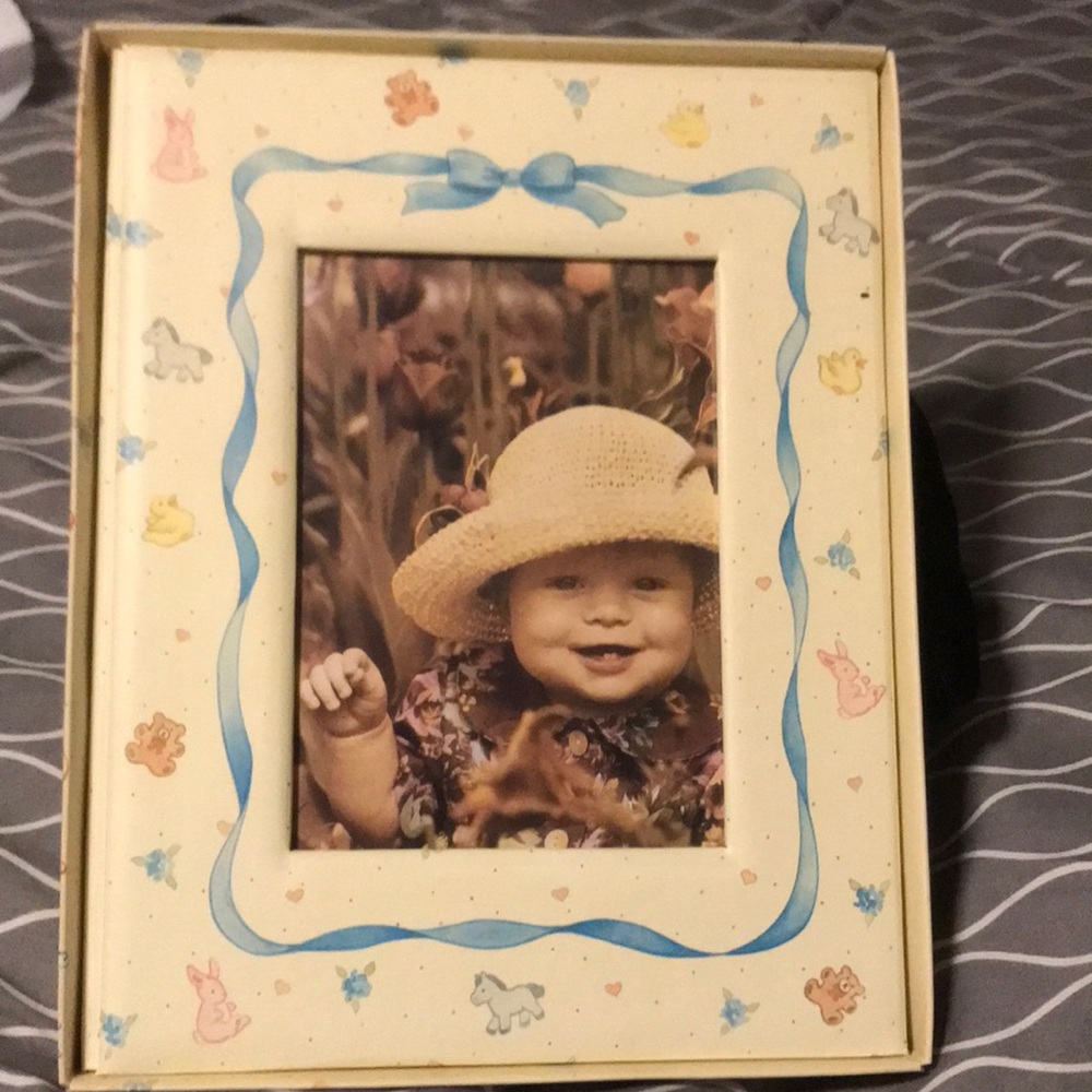 Our Beautiful Baby Memory Book and Photo Frame scrapbook album New